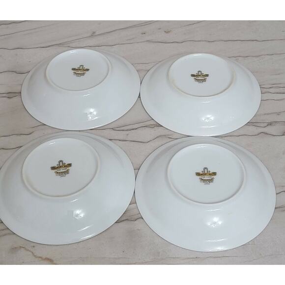 Vintage Mid-Century Modern MCM Harmony House WOODHUE 5 1/2" Berry Bowls Set of 4 - Picture 3 of 3